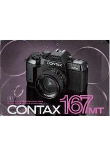 Contax 167 MT manual. Camera Instructions.